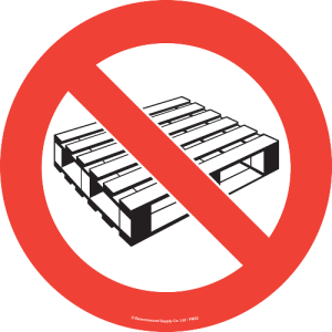 No Pallets Symbol