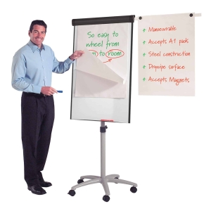 Buzzard Mobile Flipchart Easel