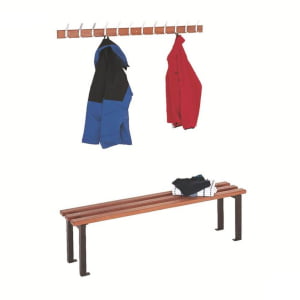 Bench Seats with Coat Rails