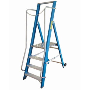 Premier Glass Fibre Steps with Large Working Platform
