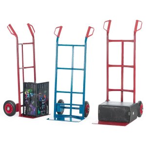 Sack and case sack trucks for heavy-duty transport
