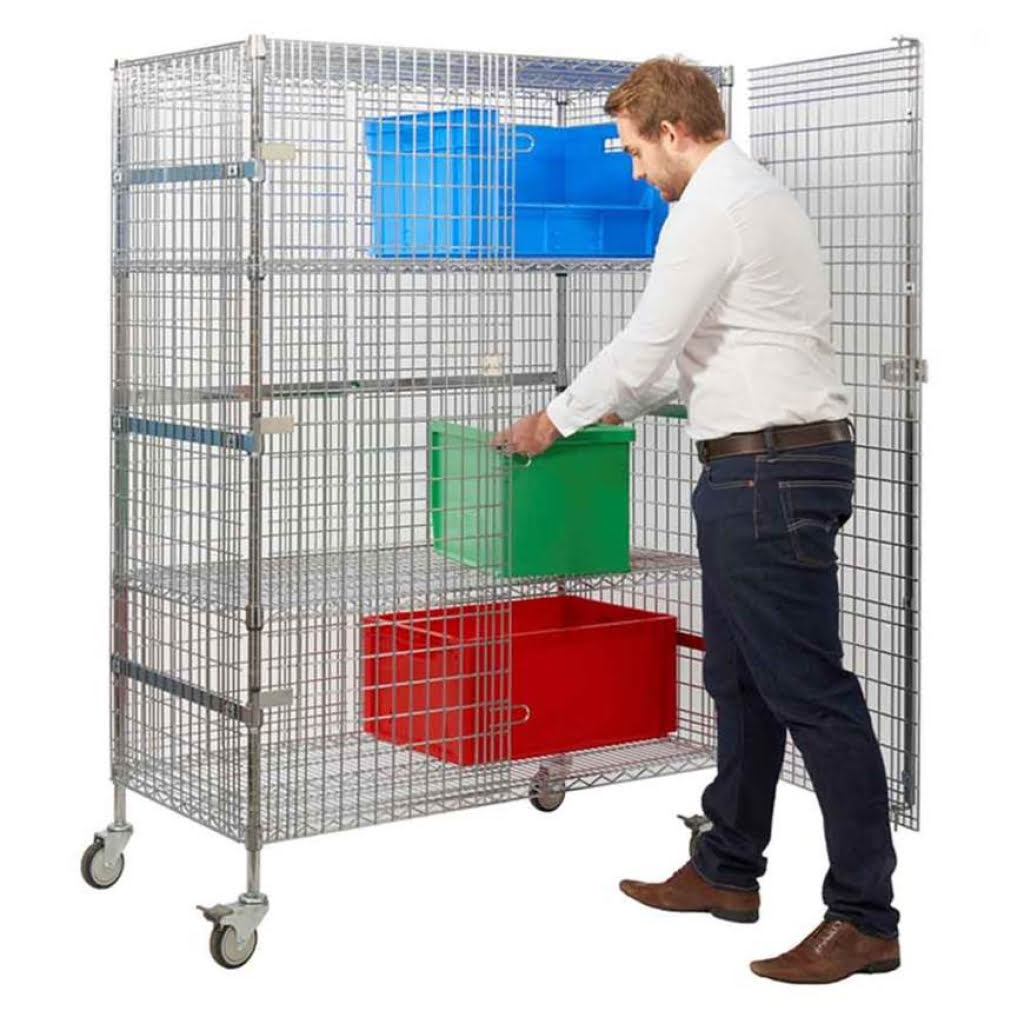 Wire Mesh Security Trolleys