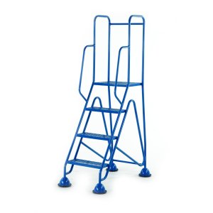 Domed Feet Steps with Full Rail