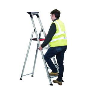Double decker steps for high reach and stability