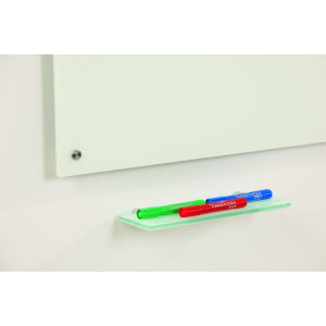 Glass pen tray for desktop organization