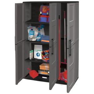 Industrial utility cupboard with ample storage space