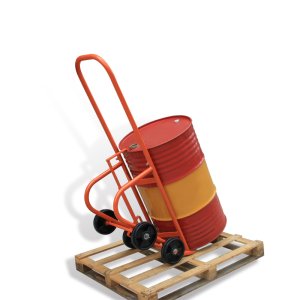 Mobile drum truck for easy drum transportation