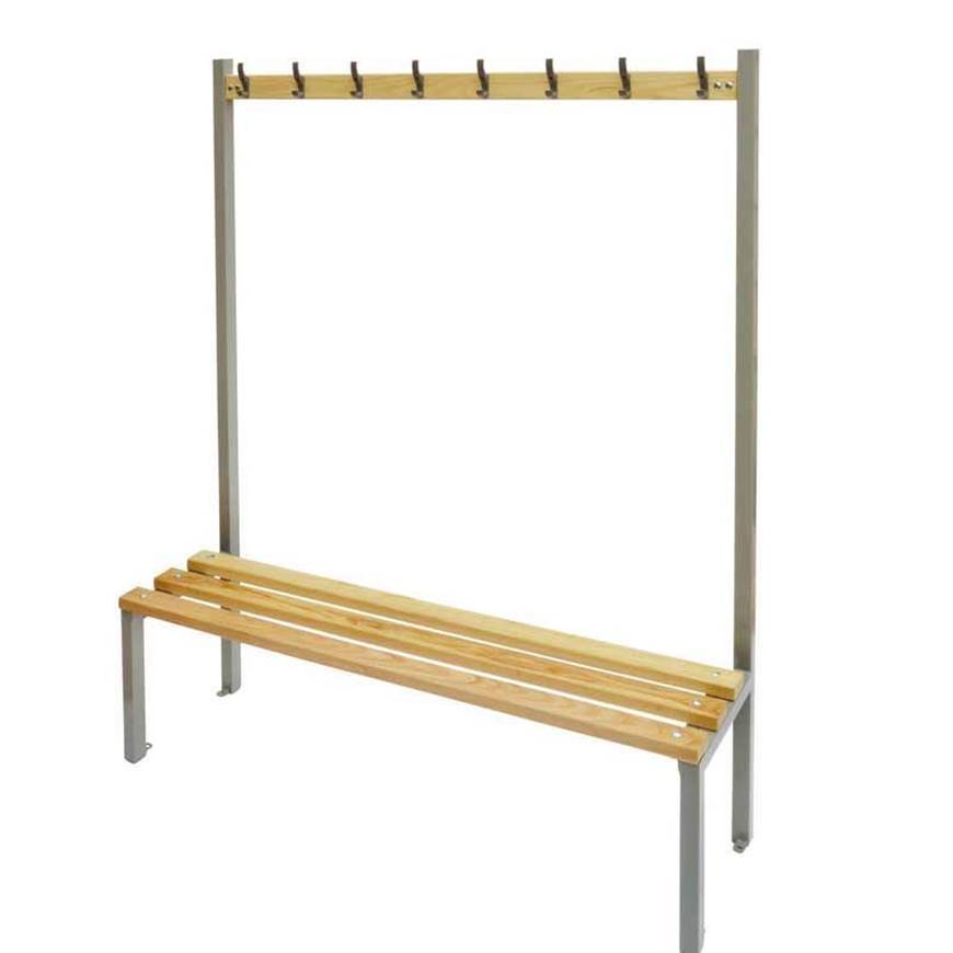 Single sided Cloakroom bench