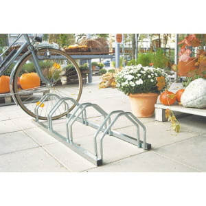 Traffic line bicycle racks