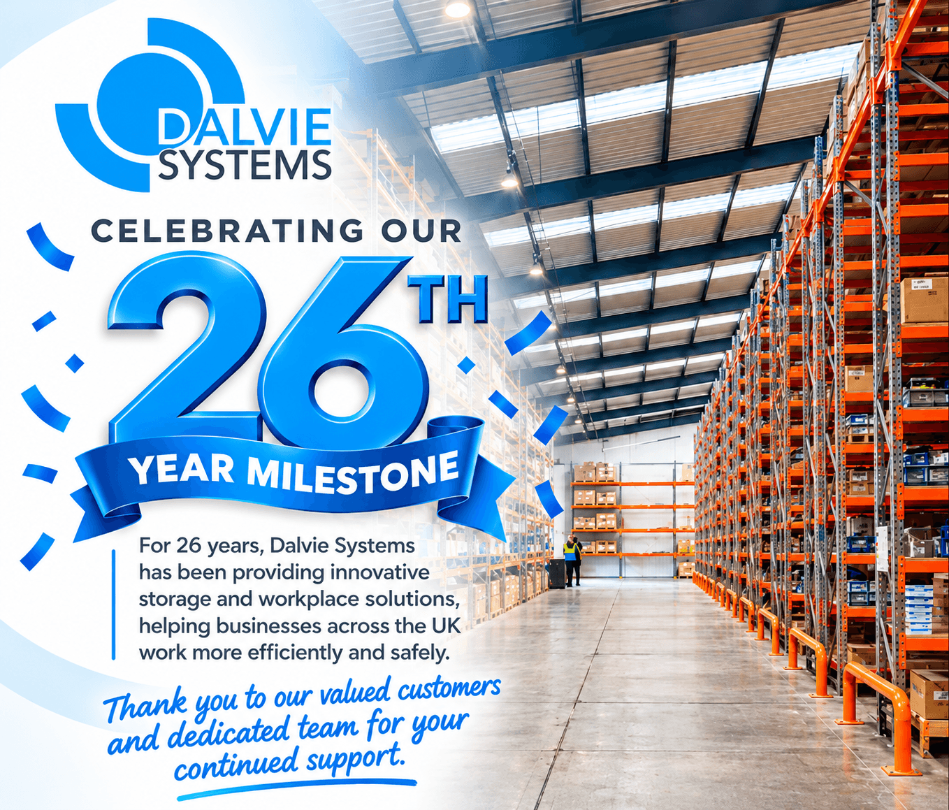 Dalvie Systems 26th Year Milestone
