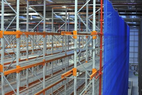 Back of rack netting for safety and protection